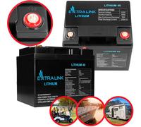 Extralink LiFePO4 40AH | Accumulatore Batteria | 12.8V, BMS
