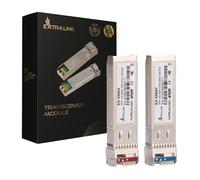 Extralink Modulo SFP WDM Singlemode 10G LC 1270/1330nm fino a 2km - Compatibile con Ubiquiti UniFi Netgear Cisco TP-Link MikroTik QNAP Zyxel Synology - Ricetrasmettitore Gigabit per Switch e Router