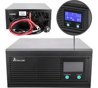 Extralink PIORUN UPS 2100W a onda sinusoidale pura da 12V a 220V | alimentazione di emergenza e inverter con display LCD | gruppo di continuità per riscaldamento, server, dispositivi medici