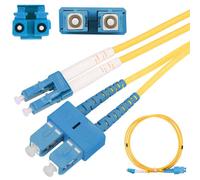 Extralink SC/UPC-LC/UPC | Patchcord | Monomodale, Duplex, 3mm, 0,5m