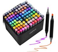 Extralink | Set di pennarelli per alcol | 100 colori, doppie punte