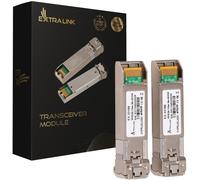 Extralink SFP28 25G 2-Pack | Modulo SFP28 | 25Gbps, LC/UPC Duplex, 1310nm, 10km, modalità singola, DOM