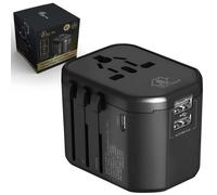 Extralink Smart Life Adattatore da viaggio UE/Regno Unito/USA/AU/CH + USB-C, USB-A