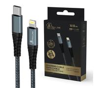 EXTRALINK SMART LIFE CABLE 27W, USB-C TO LIGHTNING 100CM, TPE, 9V 3A, BLACK