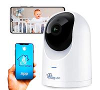 EXTRALINK Smart Life HomeEye telecamera wifi interno, ip camera, PTZ, 2.5K, 4MP, telecamera wi-fi interno, telecamera bambini, Audio bidirezionale, tracciamento del movimento, girevole