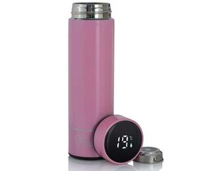 Extralink Smart Travel Mug Rosa | Tazza termica | con display a LED