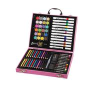 EXTRALINK ZESTAW ARTYSTYCZNY DO MALOWANIA RÓŻOWY JEDNOROŻEC 88 ELEMENTÓW