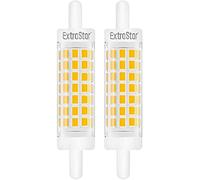 Extrastar Ampoule LED R7s 78mm 5W Non-Dimmable, Blanc Chaud 3000K 500Lumens, Lineaire Remplacer Lampe Halogène J78 40W, 360 Degrés, Sans Scintillement, parfait pour chambre, salle de bain etc