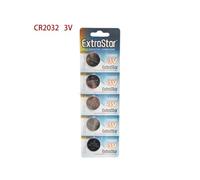 EXTRASTAR BATTERIE A BOTTONE CR2032 3V LITIO CONF. 5PZ**PUOI PAGARE ANCHE ALLA CONSEGNA!!!**
