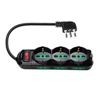 MULTIPRESA EXTRASTAR 9 POSTI 3 POLIVALENTI SCHUKO 6 BIVALENTI 10/16A CAVO 1.5 M