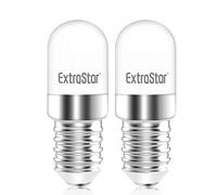 EXTRASTAR Lampadina LED E14, 1.8W (equivalenti a 14 W),3000K,luce bianca calda, Pacco da 2