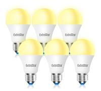 EXTRASTAR Lampadina LED E27, 10W (equivalenti a 80W), 3000K 800 lumen, luce bianca calda - Pacco da 6