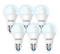 EXTRASTAR Lampadina LED E27, 10W (equivalenti a 80W), 6500K,luce bianca fredda - Pacco da 6