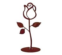 EXTRAVAGANT® Rosa in metallo arrugginito, regalo per fidanzata, matrimonio, festa della mamma, fidanzamento, San Valentino, apprezzamento, attenzione chiusa