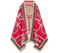 EXTREE 2020 Francia Moda Donna Cashmere Sciarpa Inverno Grande Sciarpa Scialle Antivento - Rosso