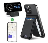 ExtreLife Portafoglio Magsafe, funziona con Apple Find My, portafoglio magnetico più forte per iPhone 17/16/15/14/13/12, porta carte magnetico con supporto regolabile, 6 porta carte, nero notte