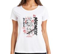 Extreme Action Don't Make The Wrong Japan Y2K - Maglietta da donna, bianco, M