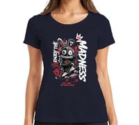 Extreme Action Don't Make The Wrong Japan Y2K - Maglietta da donna, blu navy, M