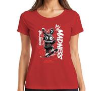 Extreme Action Don't Make The Wrong Japan Y2K - Maglietta da donna, Colore: rosso, S