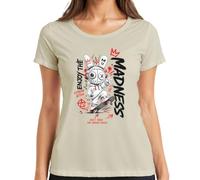 Extreme Action Don't Make The Wrong Japan Y2K - Maglietta da donna, naturale, M