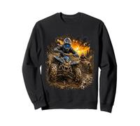 Extreme ATV Quad Fango Racing al Tramonto Felpa