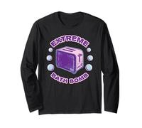 Extreme Bath Bomb Pastello Gotico Tostapane Meme Maglia a Manica