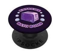 Extreme Bath Bomb Pastello Gotico Tostapane Meme PopSockets PopGrip Adesivo