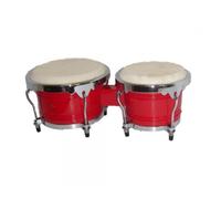 EXTREME BG279 RD BONGO STANDARD RED PELLE NATURALE 4 ROBUSTI TIRANTI 7"- 9"