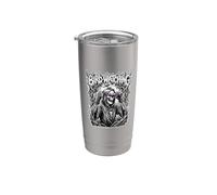 Extreme Bird Watching Divertente Death Metal Grim Reaper Birding Bicchiere termico in acciaio inox doppia parete