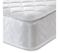 eXtreme comfort ltd Cooltouch Plus Ortho Essentials Hybrid Cooling Blue Memory Foam Pinna-Coil Bonnell Massimo Valore Materasso, Poliestere Misto Cotone, Bianco, Singolo