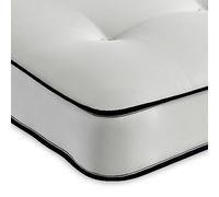eXtreme comfort ltd Extreme Comfort-Black & White - Materasso trapuntato, in schiuma per bambini, letto a castello, cabina, ecc. Memory, bianco, 90 cm x 190 cm