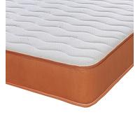eXtreme comfort ltd The Cooltouch Essentials - Materasso ibrido profondo 18 cm, con molle e memory foam, 120 cm x 190 cm, colore: Arancione