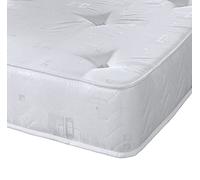 eXtreme comfort ltd The Harmony Deep Filled, Tufted, Medium Soft, 22,9 cm Materasso a Molle Profondamente (1,2 m), Memory Foam, Argento, 4ft6 Standard UK Double