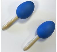EXTREME DP12 COPPIA MARACAS IN PLASTICA MANICO IN LEGNO COLORE BLU
