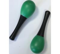 EXTREME DP14 COPPIA MARACAS IN PLASTICA COLORE VERDE