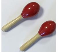 EXTREME DP22 COPPIA MARACAS IN LEGNO COLORE ROSSO