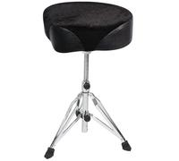 EXTREME DS140 SGABELLO PER BATTERIA POFESSIONALE CON SEDUTA ERGONOMICA TRE PIEDI ALTEZZA VARIABILE A STADI REGOLARI FARFALLA DI BLOCCAGGIO