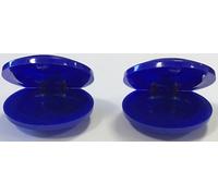 EXTREME G1-CS COPPIA CASTAGNETTE IMITAZIONE IN PLASTICA NACCHERE PROFESSIONALI COLORE BLU