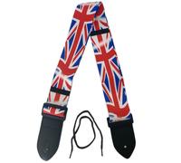 EXTREME GUITAR STRAP C TRACOLLA REGOLABILE CHITARRA E BASSO UK FLAG BANDIERA INGLESE