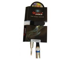 EXTREME JSXM05PRO CAVO XLR MASCHIO - JACK STEREO 1/4" 6,3mm 0,5M CONNETTORI SMONTABILI