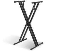 EXTREME KSXX STAND TASTIERA RINFORZATO A DOPPIA X-X CHIUSURA RAPIDA GOMMINI IN PLASTICA