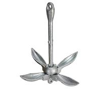 Extreme Max 3006.6663 BoatTector Galvanized Folding/Grapnel Anchor - 7 lbs.
