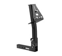 Extreme Max 5001.5831 Pivoting Fold Down Hitch Mount Spare Tire Carrier for 2" Receivers, Black