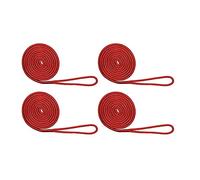 Extreme Max BoatTector 3006.3008 - Dock in nylon a doppia treccia, confezione da 4, 0,95 x 4,5 m, rosso