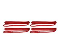 Extreme Max BoatTector 3006.3395 - Parafango in nylon a doppia treccia, confezione da 4, 0,95 x 1,5 m, rosso