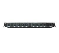EXTREME PSS-009 STAGEBOX EXTENDER AUDIO - DMX UNA UNITA' RACK SU 2 x RJ45 CON 4 XLR FEMMINA + 4 XLR MASCHIO