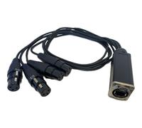 EXTREME RSA60-4F-3FT EXTENDER AUDIO - DMX SU RJ45 CON 4 CONNETTORI XLR FEMMINA FRUSTA DA 90CM