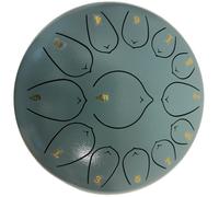 EXTREME STEEL TONGUE 13 TONI TAMBURO ARMONICO 27CM TANK DRUM 10″ COLORE TURCHESE