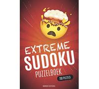Extreme Sudoku puzzelboek: 200 Sudoku-expert moeilijkheidsgraad | Grote roosters | Klein formaat