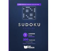 Extreme Sudoku Puzzles for Adults - Large Print: 200 Legend-Level Puzzles with Step-by-Step Online Solutions